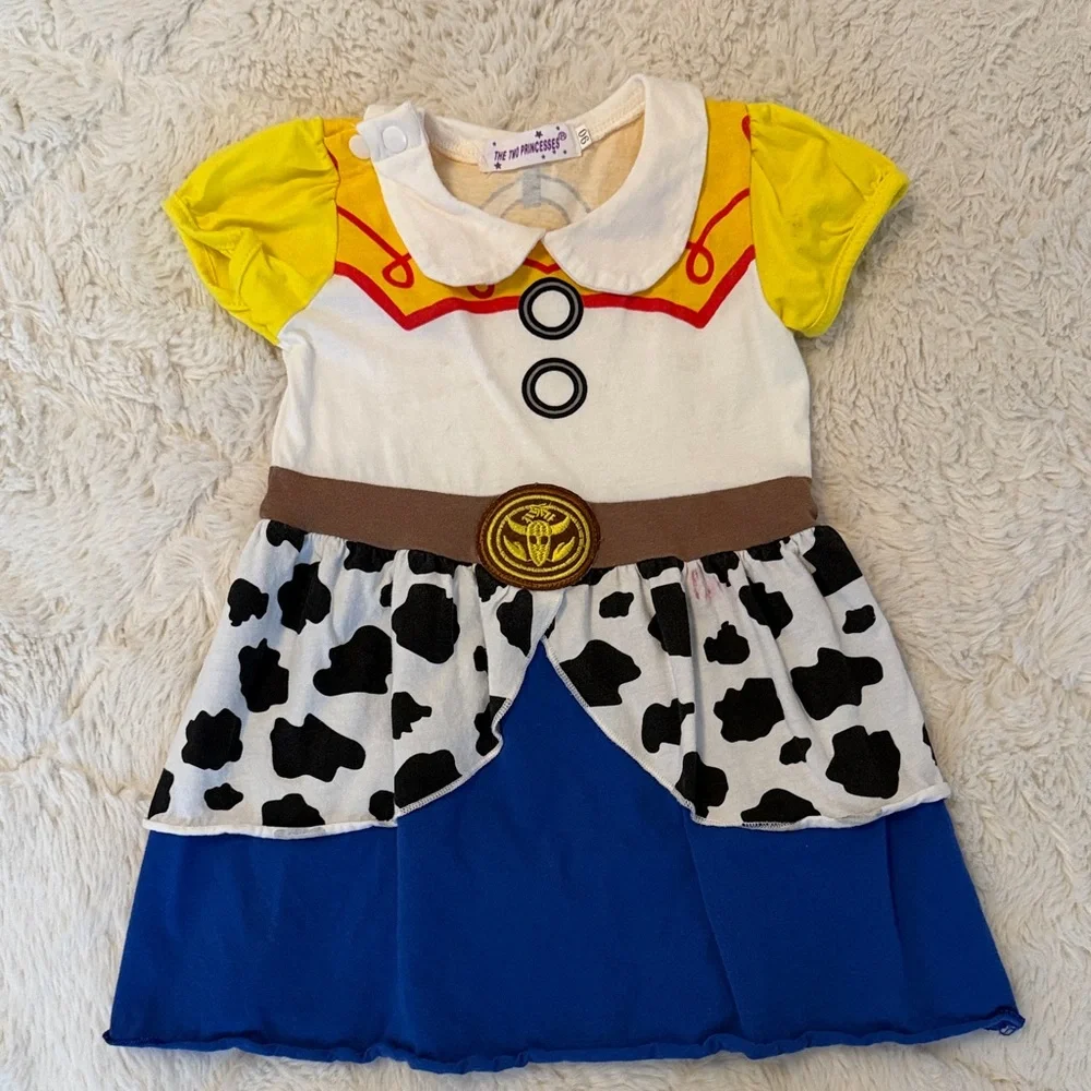 Disney Cowgirl Costume with Yellow and Blue Accents - Picture 1 of 3